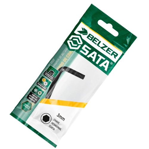 Chave Allen Hexagonal Curta 3mm - Sata