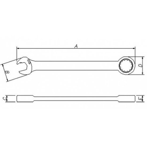Chave Combinada Speedy Com Catraca 9 mm - 85509BT - Belzer