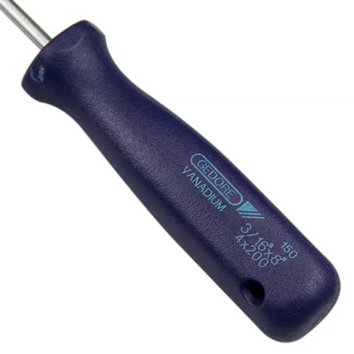 Chave de Fenda Simples 3/16" x 8" Ref.: 150 - 036.082 - Gedore