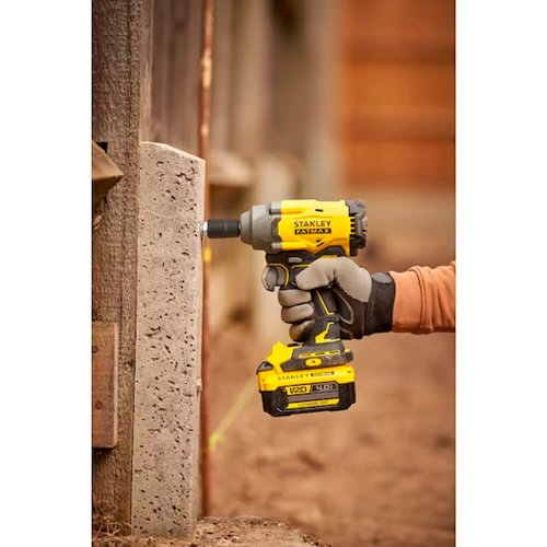 Chave de Impacto 1/2" 20V Stanley com 2 Baterias e Maleta
