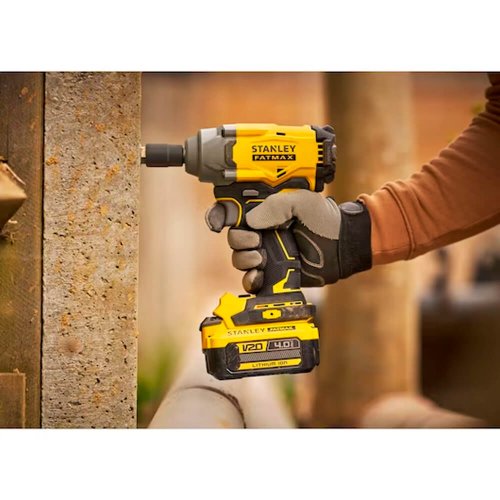 Chave de Impacto 1/2" 20V Stanley com 2 Baterias e Maleta