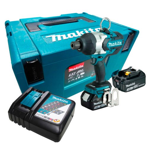 Chave de Impacto à Bateria 18V LXT 7/16" - Makita DTW800RFJ