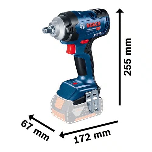 Chave de Impacto à Bateria GDS 18V-400 com Bateria, Maleta e Carregador - Bosch