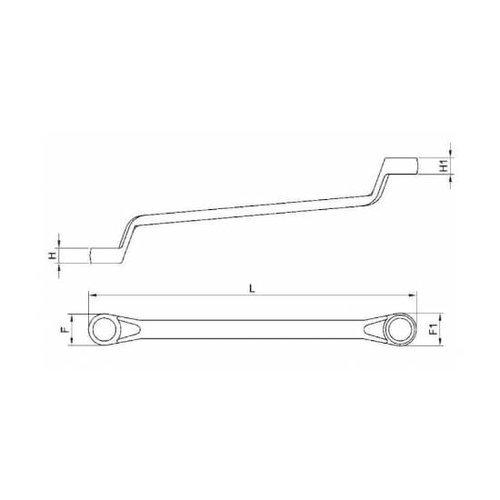 Chave Estrela 30 x 32mm - 301023B - Belzer