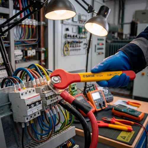 Chave Fixa Isolada Uma Boca 17mm - Sata