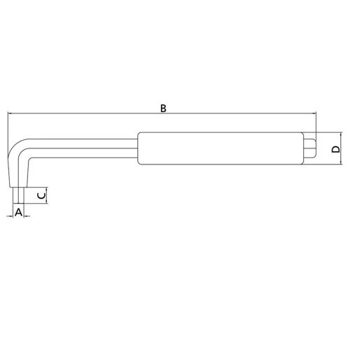 Chave Hexagonal Isolada IEC 60900 8mm - Tramontina