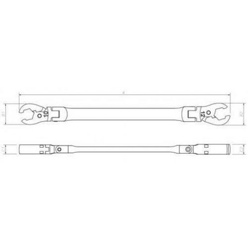 Chave Poligonal Flex Speedy 9x11mm - 89102BT - Belzer