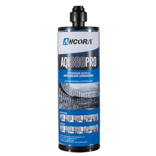 Chumbador Químico Bi Componente Injeção 410ml AQI380PRO - Âncora