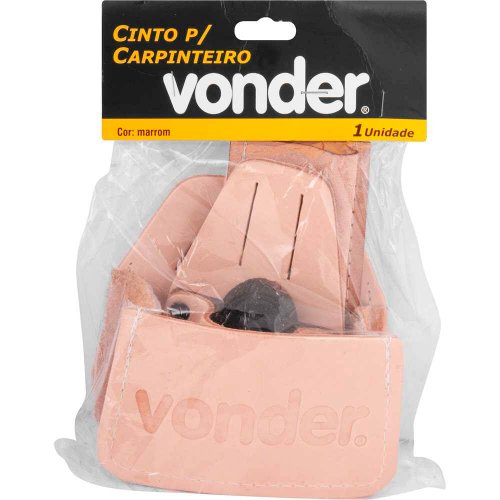 Cinto de Couro/ Nylon para Carpinteiro - Vonder