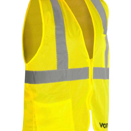 Colete Refletivo com Bolso Amarelo CV 104 - Vonder