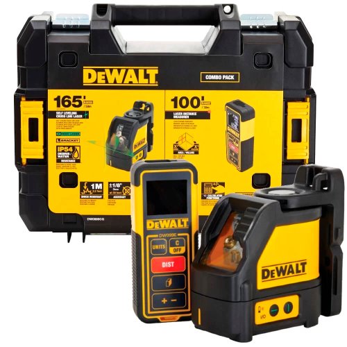 Combo Medidor Laser 30M (DW088CG) + Trena Laser (DW099E) - Dewalt