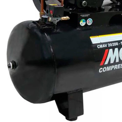 Compressor Alta Pressão 20 pés 200L Trifásico CMAV20/200 - Motomil