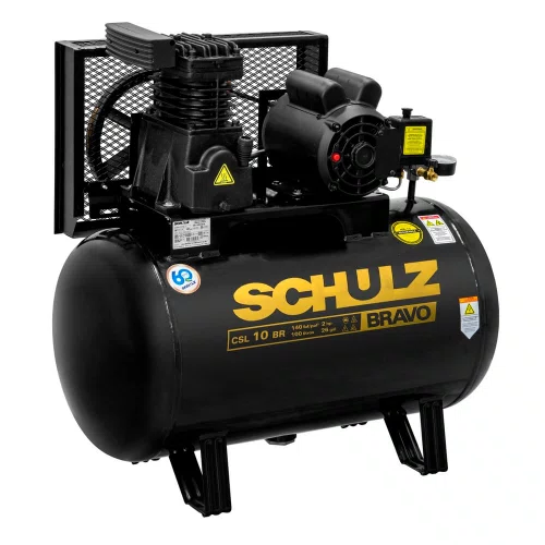 Compressor de Ar CSL 10BR/100L 2CV2P Trifásico 220/380V Bravo - Schulz