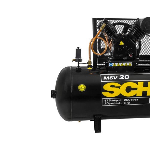 Compressor de Ar MAX MSV 20/250 Motor Trifásico 380/660V - Schulz