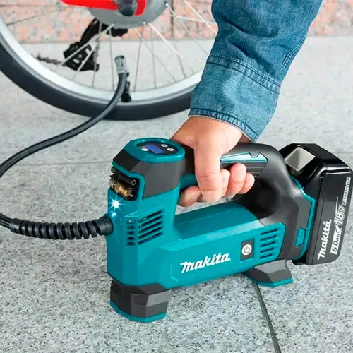 Compressor de Ar Portátil 18V DMP180Z + Bateria BL1830B + Carregador DC18RC - Makita