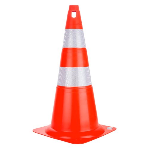 Cone PS Laranja 70cm Refletivo - Delta Plus