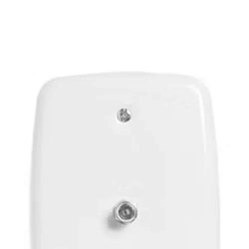 Conjunto com Conector de Antena e Placa Branca - Pluzie