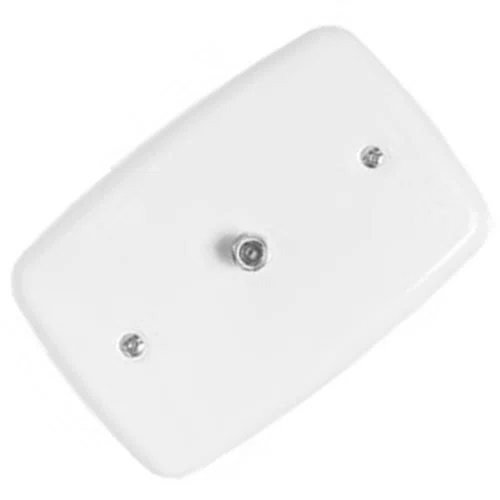Conjunto com Conector de Antena e Placa Branca - Pluzie