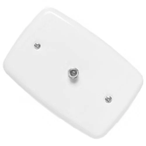 Conjunto com Conector de Antena e Placa Branca - Pluzie
