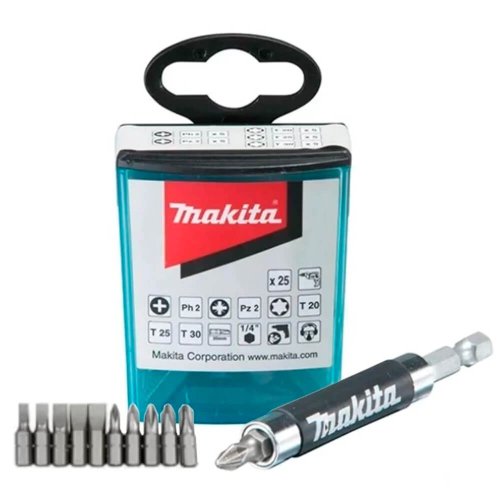 Conjunto de Bits com Porta Bit Guia 120mm com 26 peças - Makita