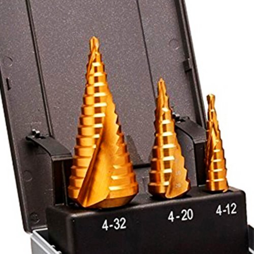 Conjunto De Broca Escalonadas Com 3 Peças 4-32mm - D-41872 - Makita