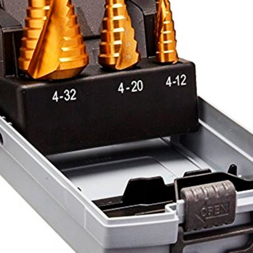 Conjunto De Broca Escalonadas Com 3 Peças 4-32mm - D-41872 - Makita