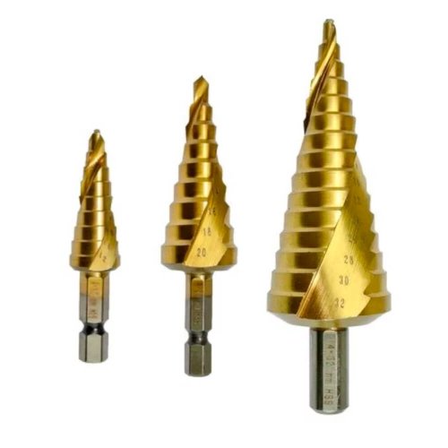 Conjunto De Broca Escalonadas Com 3 Peças 4-32mm - D-41872 - Makita