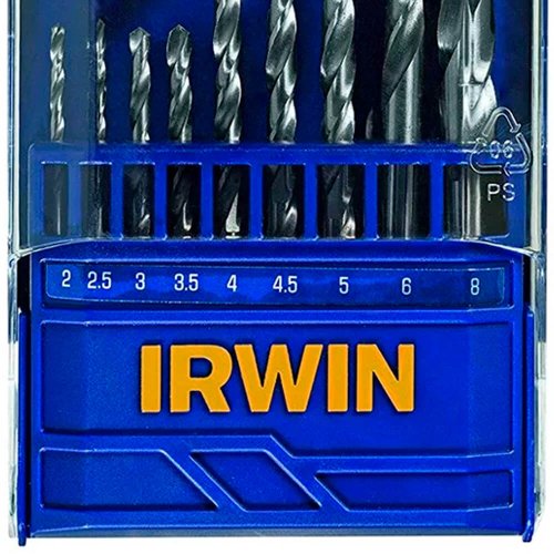Conjunto de Brocas 09 Peças 2-8mm ETJ - Irwin
