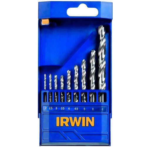 Conjunto de Brocas 09 Peças 2-8mm ETJ - Irwin