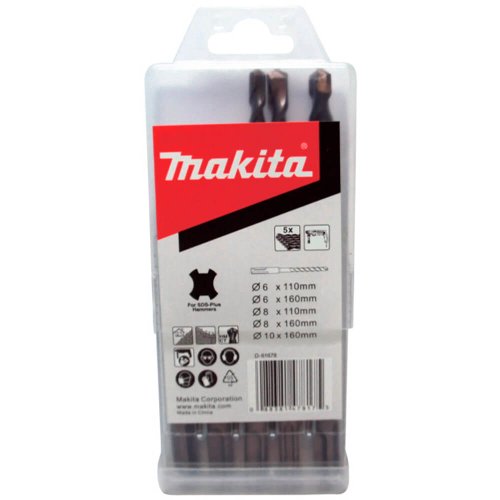 Conjunto De Brocas SDS-PLUS Com 5 Peças - D-61678 - Makita