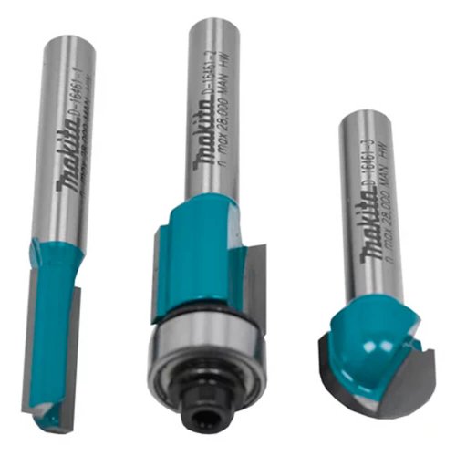 Conjunto de Fresas 3 peças - D-16461 - Makita