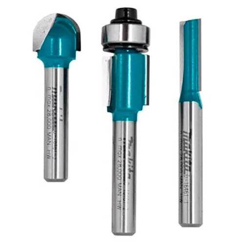 Conjunto de Fresas 3 peças - D-16461 - Makita