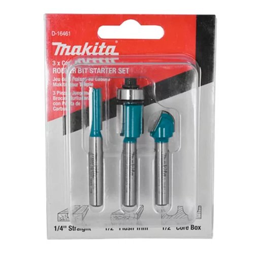 Conjunto de Fresas 3 peças - D-16461 - Makita