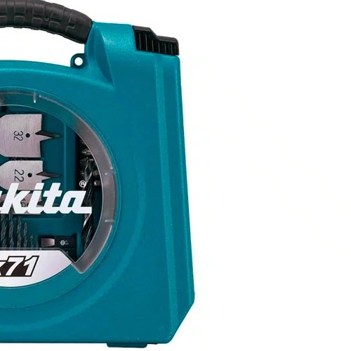 Conjunto de Pontas Bit, Brocas e Ferramentas Manuais 71 Peças - Makita