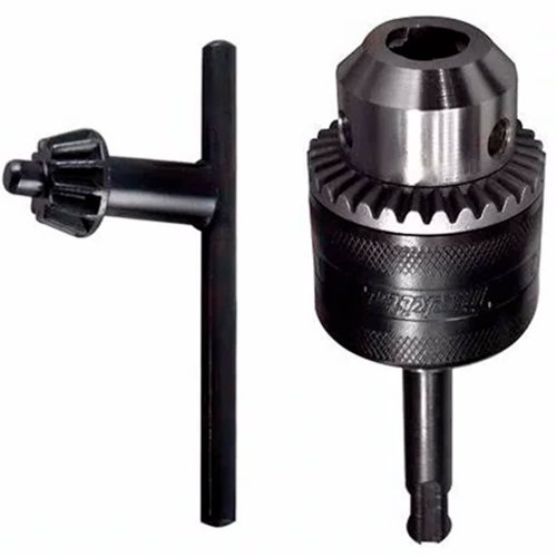 Conjunto Mandril 13mm + Chave + Adaptador - B-12887 - Makita