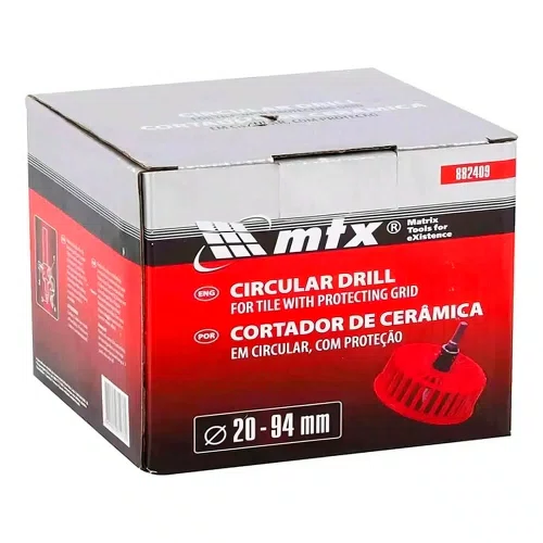 Cortador de Cerâmica em Círculos com Proteção 20 a 94mm - MTX