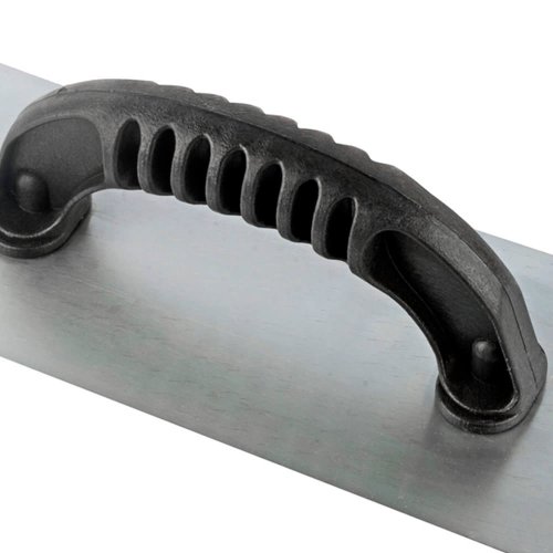 Desempenadeira Aço Lisa Cabo Plástico 255x120mm - Max Ferramentas
