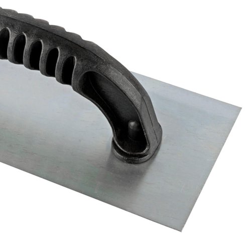 Desempenadeira Aço Lisa Cabo Plástico 255x120mm - Max Ferramentas