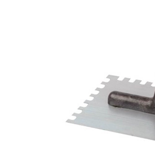 Desempenadeira de Aço Dentada Cabo de Plástico 255x120mm - Max