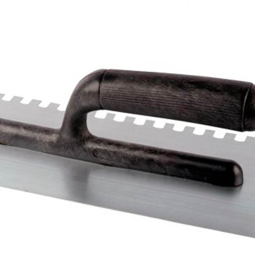 Desempenadeira de Aço Dentada Cabo de Plástico 255x120mm - Max