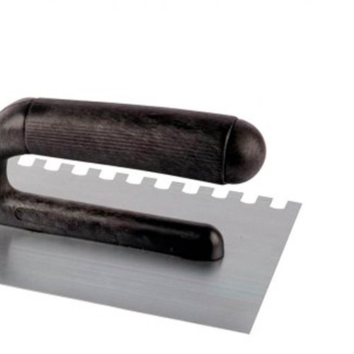 Desempenadeira de Aço Dentada Cabo de Plástico 255x120mm - Max