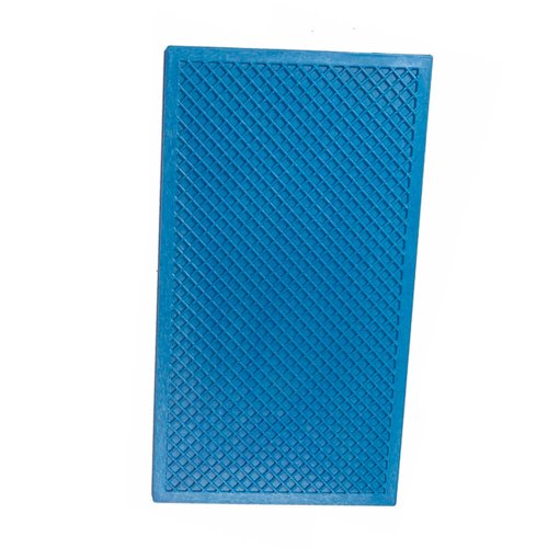 Desempenadeira Plástica Azul Frisada 17x30cm - Max Ferramentas
