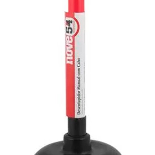 Desentupidor Manual com Cabo Vermelho - Nove54