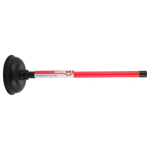 Desentupidor Manual com Cabo Vermelho - Nove54