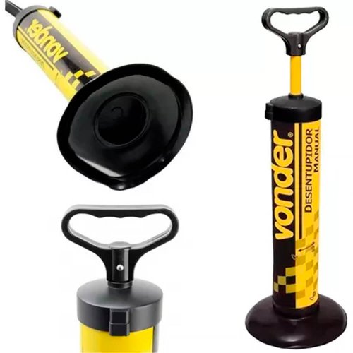 Desentupidor Manual Tipo Bomba - Vonder