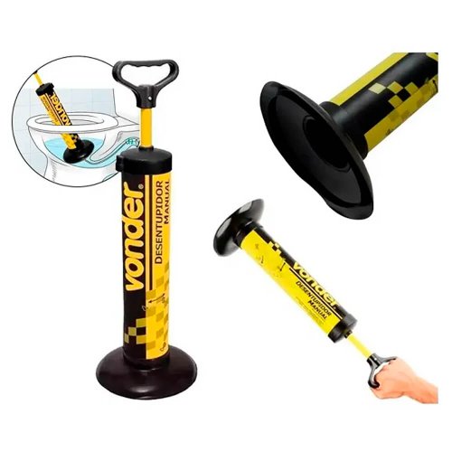 Desentupidor Manual Tipo Bomba - Vonder