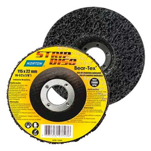 Disco Bear-Tex Strip Disc 115x22 - Norton