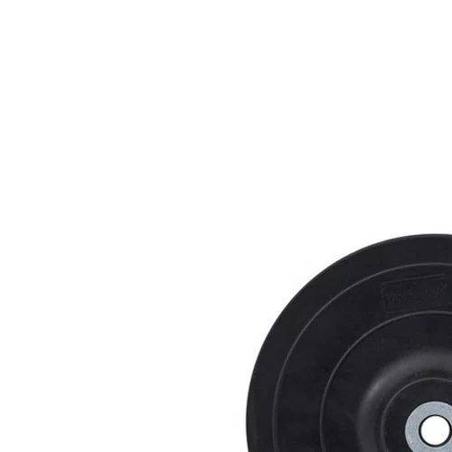 Disco de Borracha Flexível 4" Preto com Velcro e Sem Porca - Profix