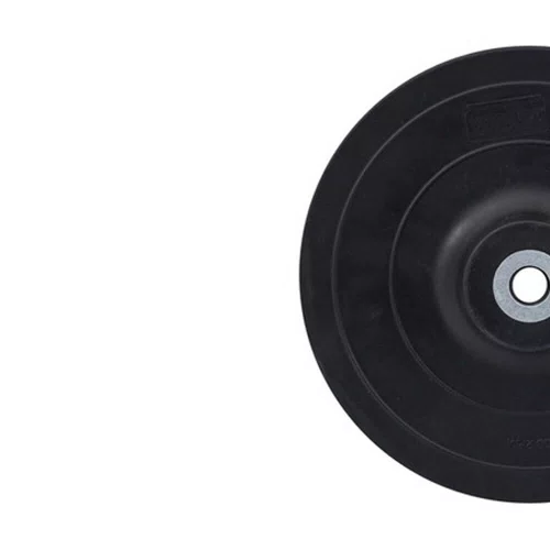 Disco de Borracha Flexível 4" Preto com Velcro e Sem Porca - Profix