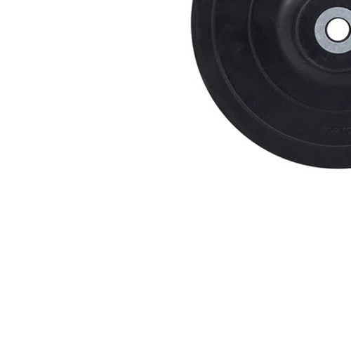 Disco de Borracha Flexível 4" Preto com Velcro e Sem Porca - Profix